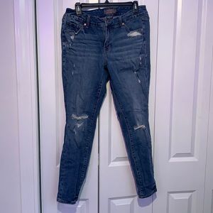 Torrid jeans, mid-rise skinny, 10R